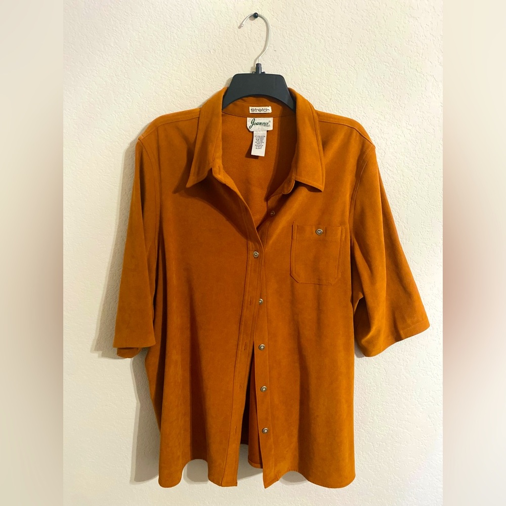 Burnt Orange Button Down